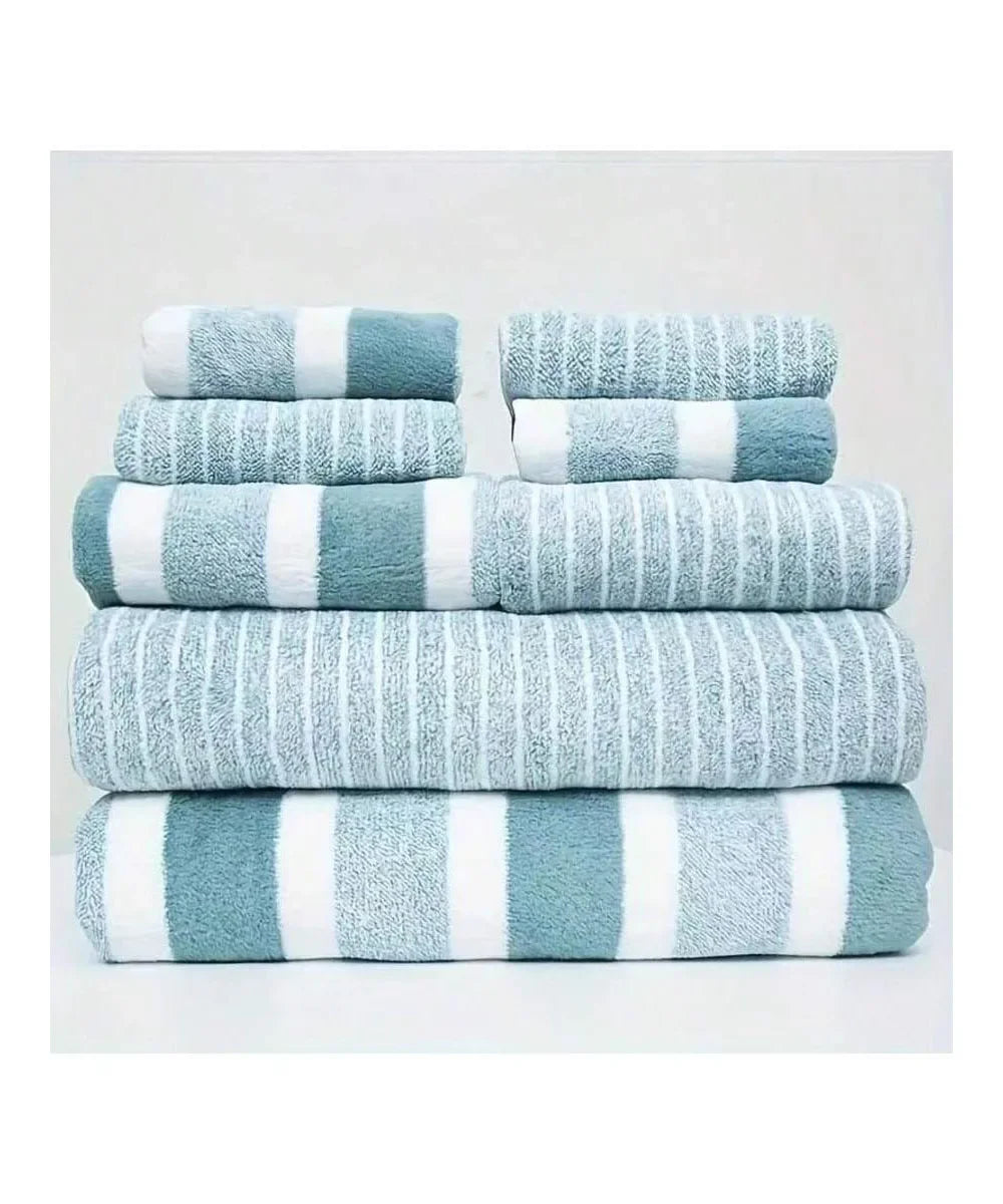 ZhejiangChoice Microfiber Towel Set Absorbent Quick Dry Bath Towels Spa Worthy Softness Chemical Free Skin Friendly