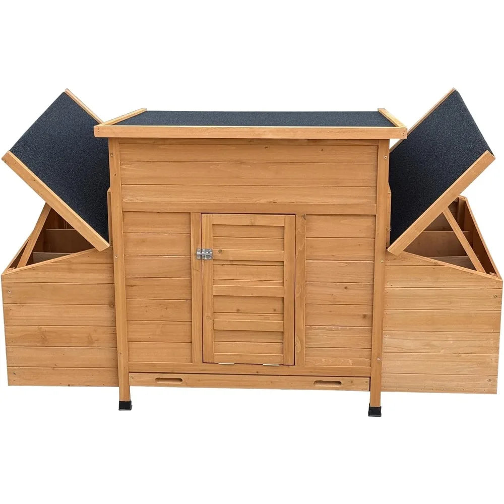 Farm Animals Chicken Coop Outdoor Hen House Nesting Boxes