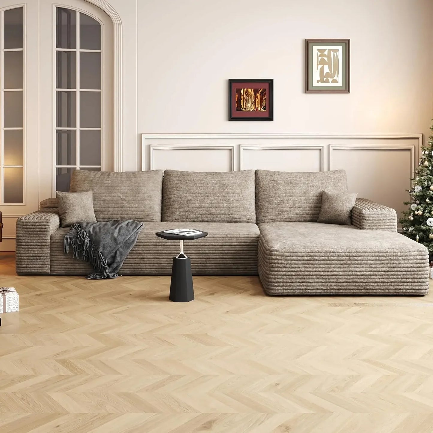 Angduo L Shaped Modular Sectional Sofa For Living Room