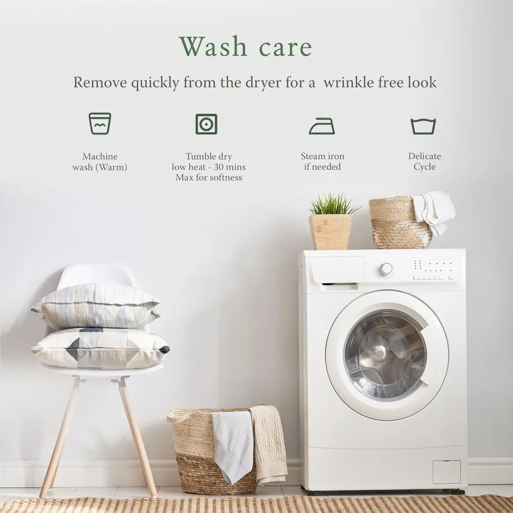 GOTS Percale Cooling Sheet Set With Deep Pockets Up To 18 Inches 4 Piece Comfort