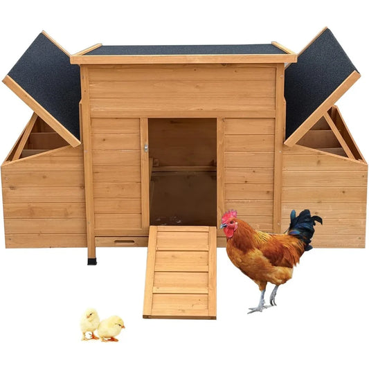 Farm Animals Chicken Coop Outdoor Hen House Nesting Boxes