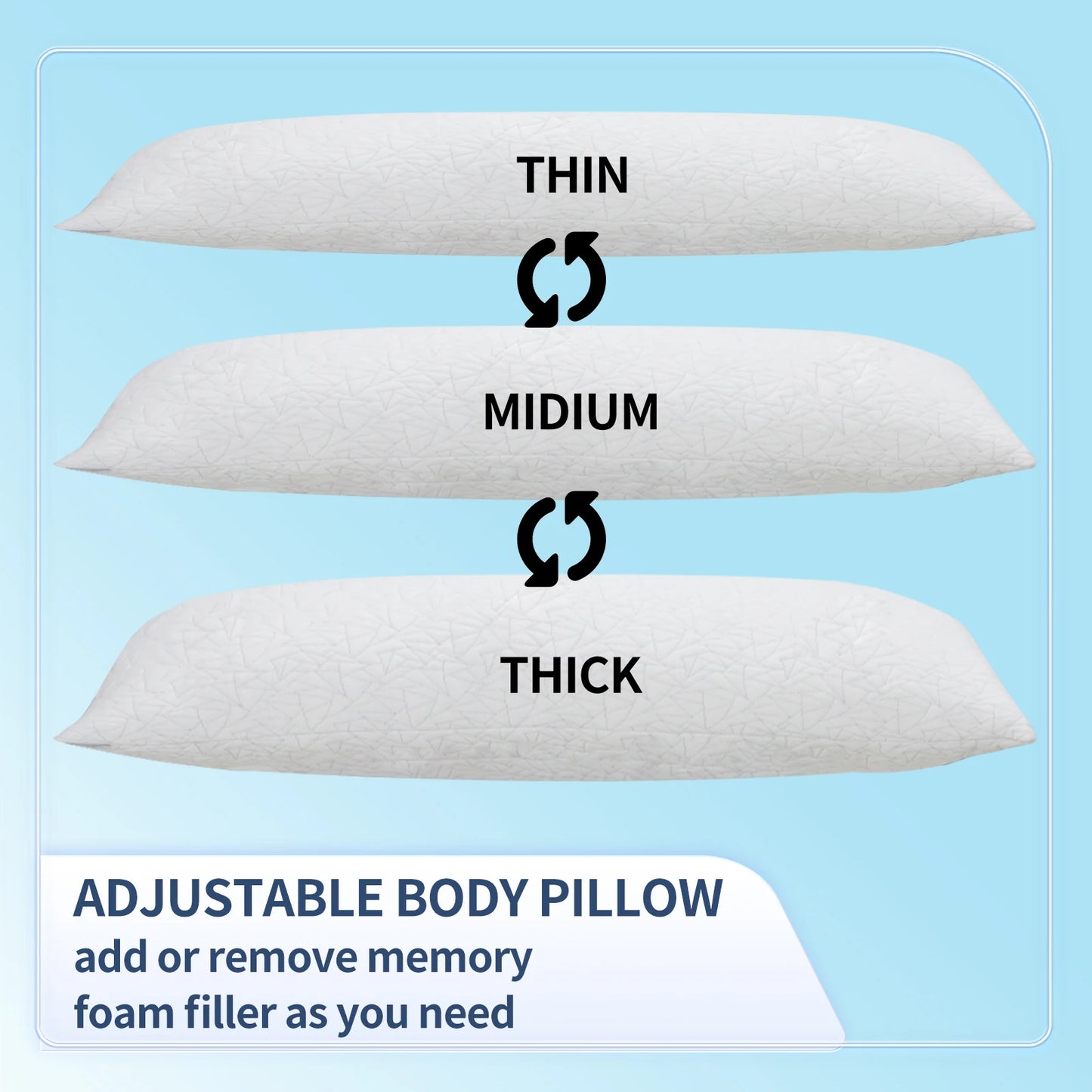 Guangdong Brand Memory Foam Body Pillow For Sleep Quality