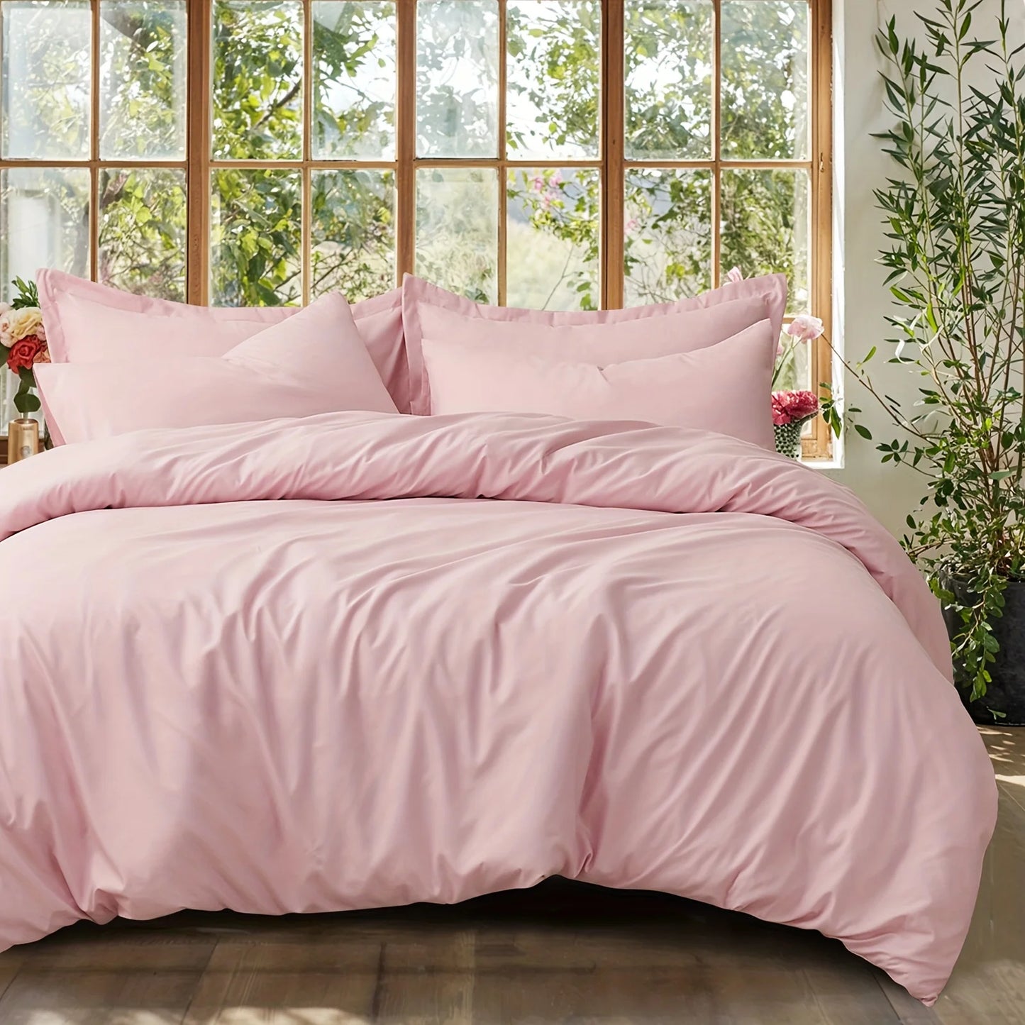 EvichCN Summer Cooling Cotton Duvet Cover Set For Bedroom