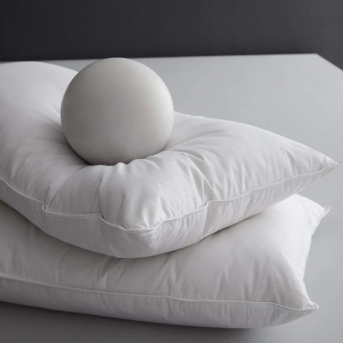 Zhejiang Duck Feathers And Down Pillow Set Cotton Cover 2