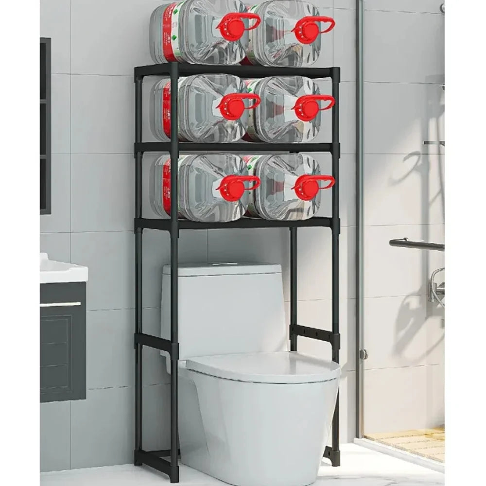 Choice Carbon Steel Bathroom Organizer Shelf Over Toilet