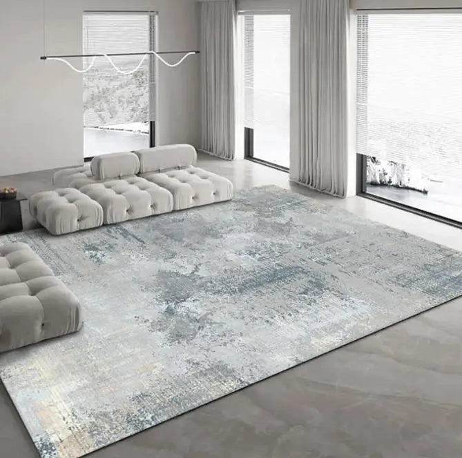 Nordic Ink Splash Non Slip Carpet For Living Room Absorbs Water And Oil Soft Underfoot Rug