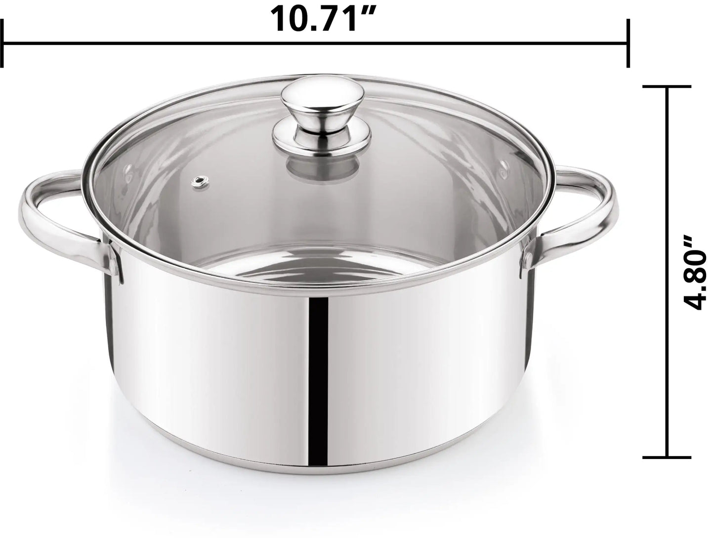 Hign-concerned Nonstick Stainless Steel Cookware Set