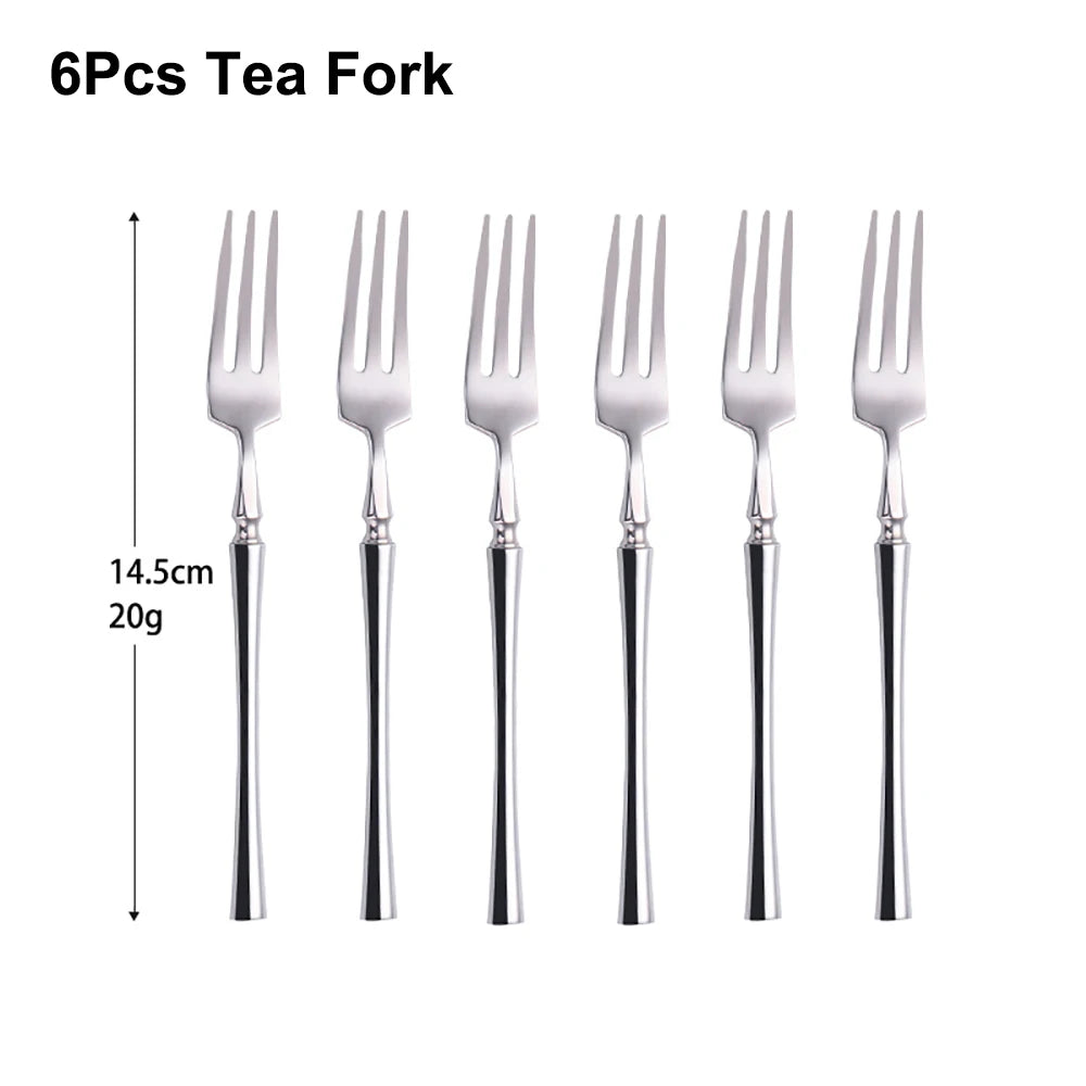 TD Home Stainless Steel 304 Western Flatware Set Mirror