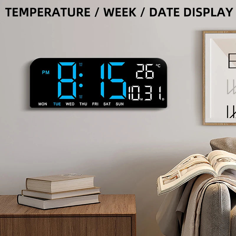TIMESS Digital Alarm Clock With Temperature And Date