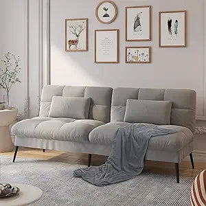Zhiyong Convertible Futon Sofa Bed Corduroy Loveseat