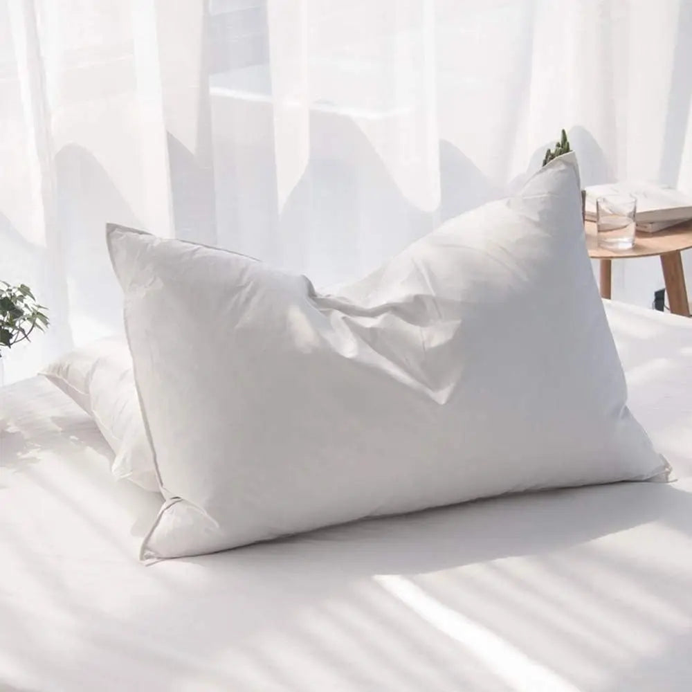 Zhejiang Duck Feathers And Down Pillow Set Cotton Cover 2