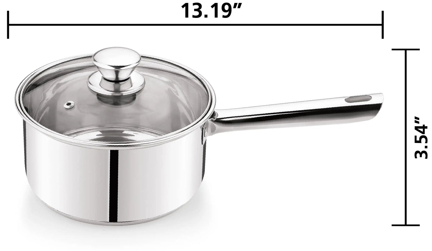 Hign-concerned Nonstick Stainless Steel Cookware Set