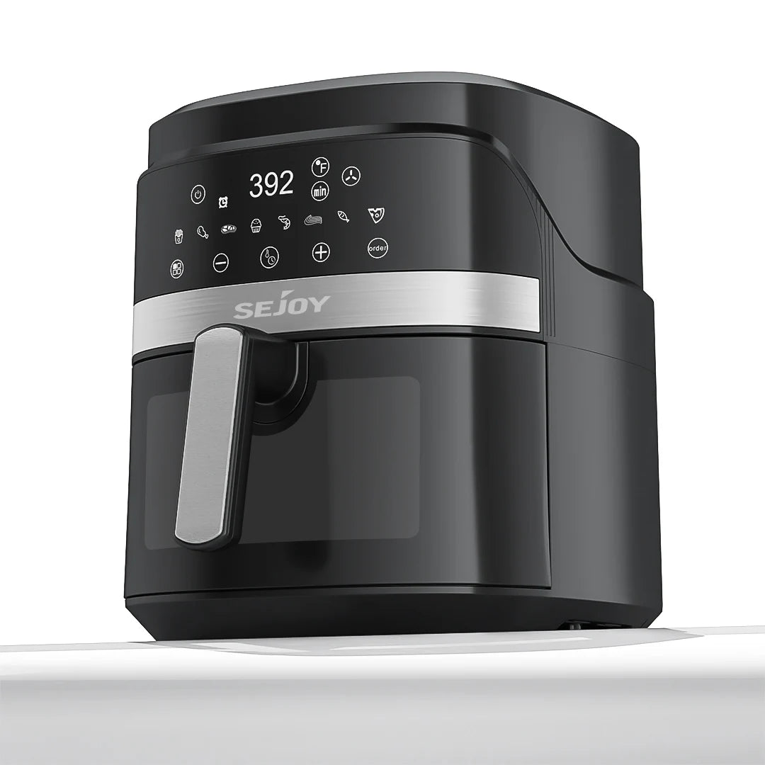 Sejoy Eight In One Air Fryer Convection Oven Dehydrator Roaster Multi Function Premium Six Quart