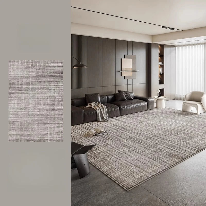 Nordic Style Thick Plush Rug for Living Room and Bedroom Soft Non Slip Wear Resistant Water and Oil Absorbent