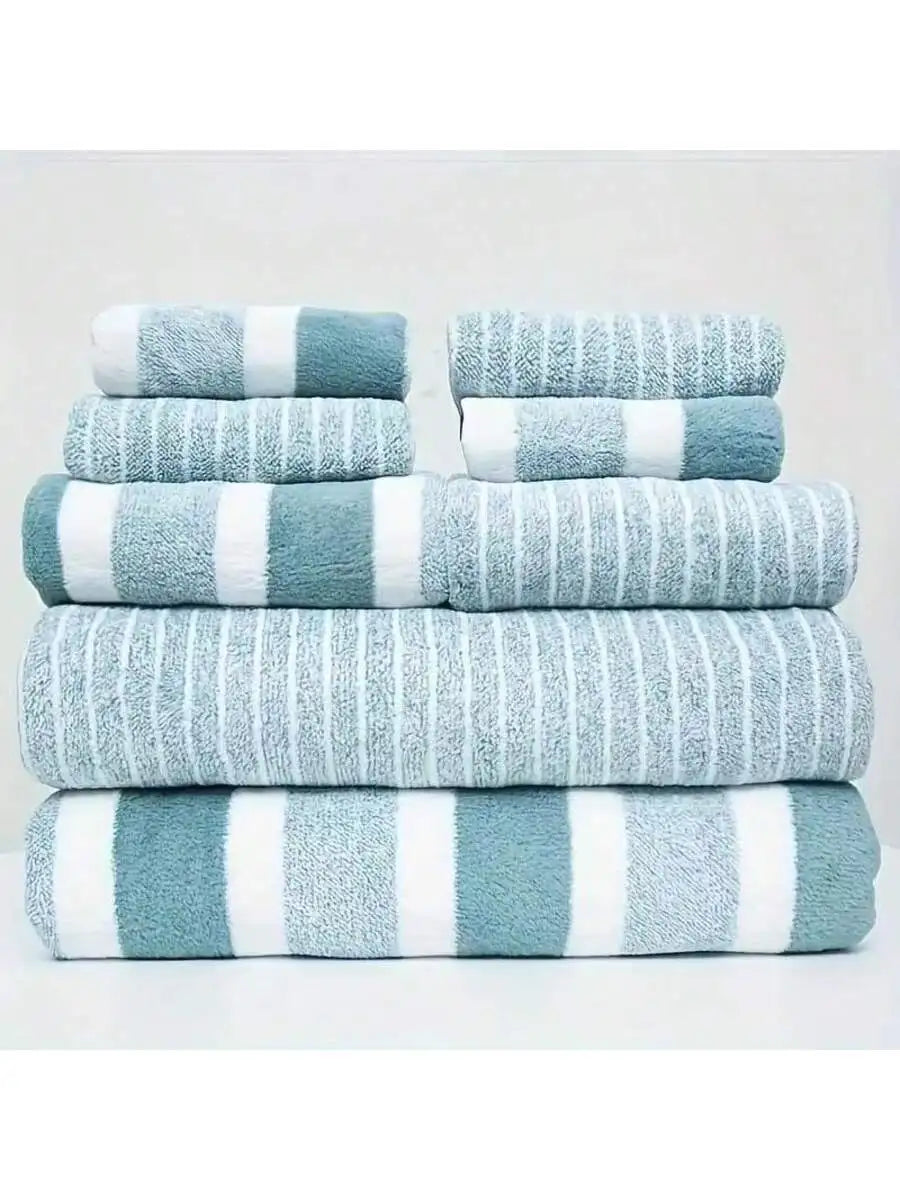 ZhejiangChoice Microfiber Towel Set Absorbent Quick Dry Bath Towels Spa Worthy Softness Chemical Free Skin Friendly