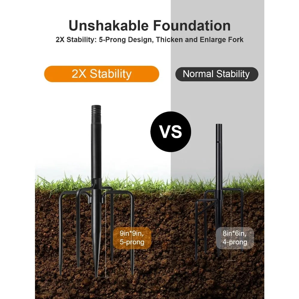 Hign-concerned Outdoor String Light Poles for Garden Decor