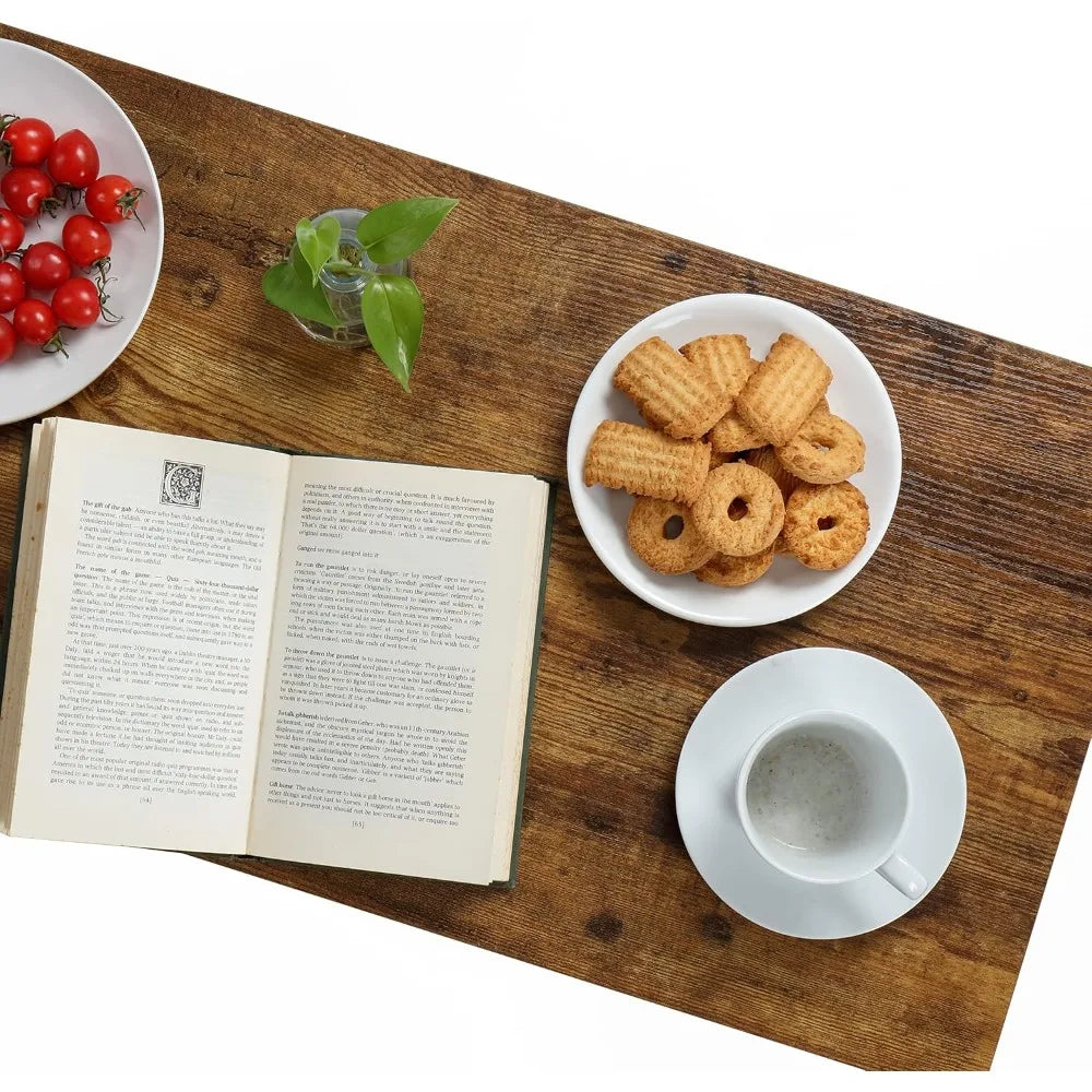 Industrial Grade Space Saving 47 Inch Rectangular Counter Height Bar Table Set With Two Stools Ultralight Durable Premium