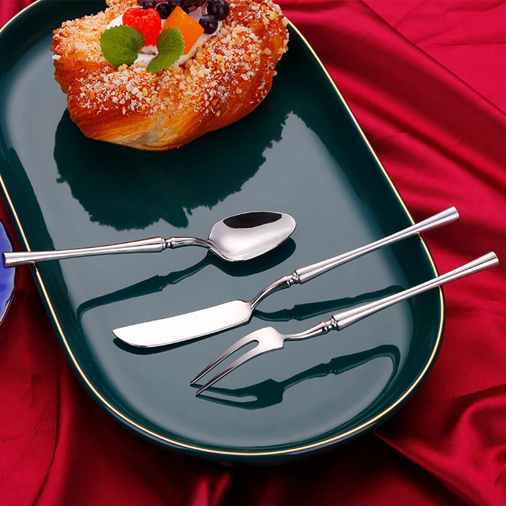 TD Home Stainless Steel 304 Western Flatware Set Mirror