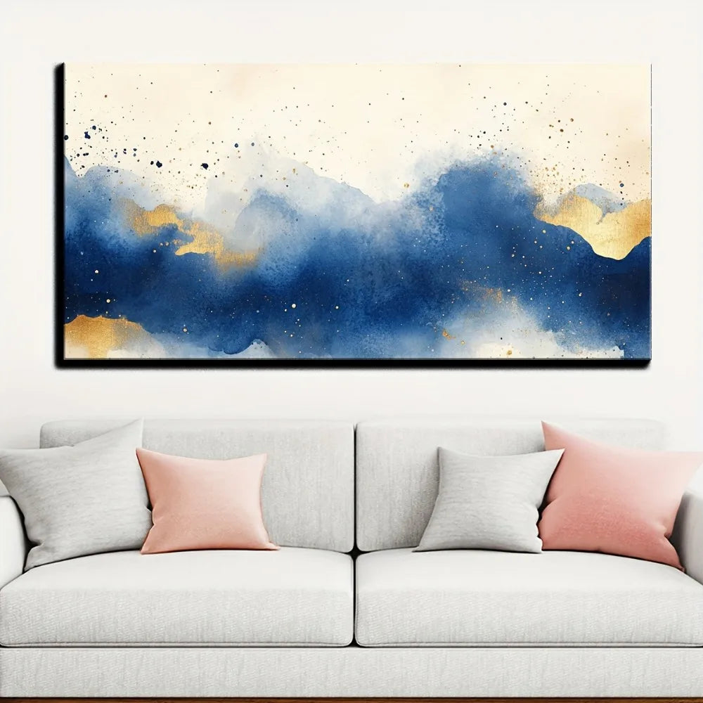 Hign Concerned Abstract Canvas Wall Art Serene Interiors