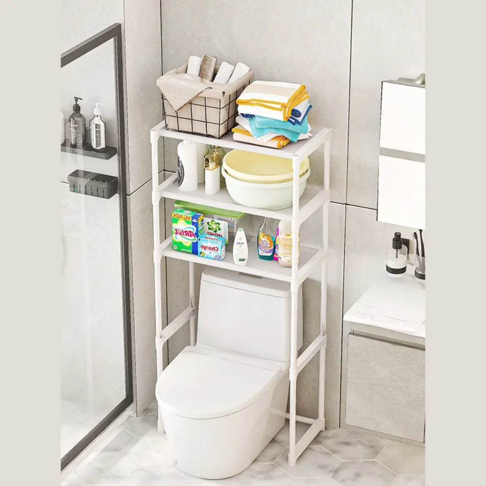 Choice Carbon Steel Bathroom Organizer Shelf Over Toilet