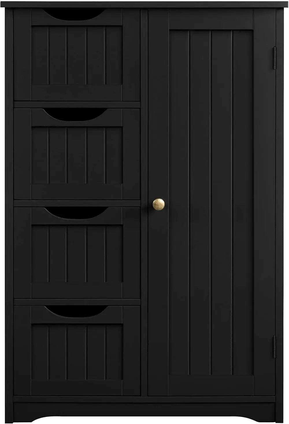 Hign-Concerned Floor Cabinet With Four Drawers And Cupboard