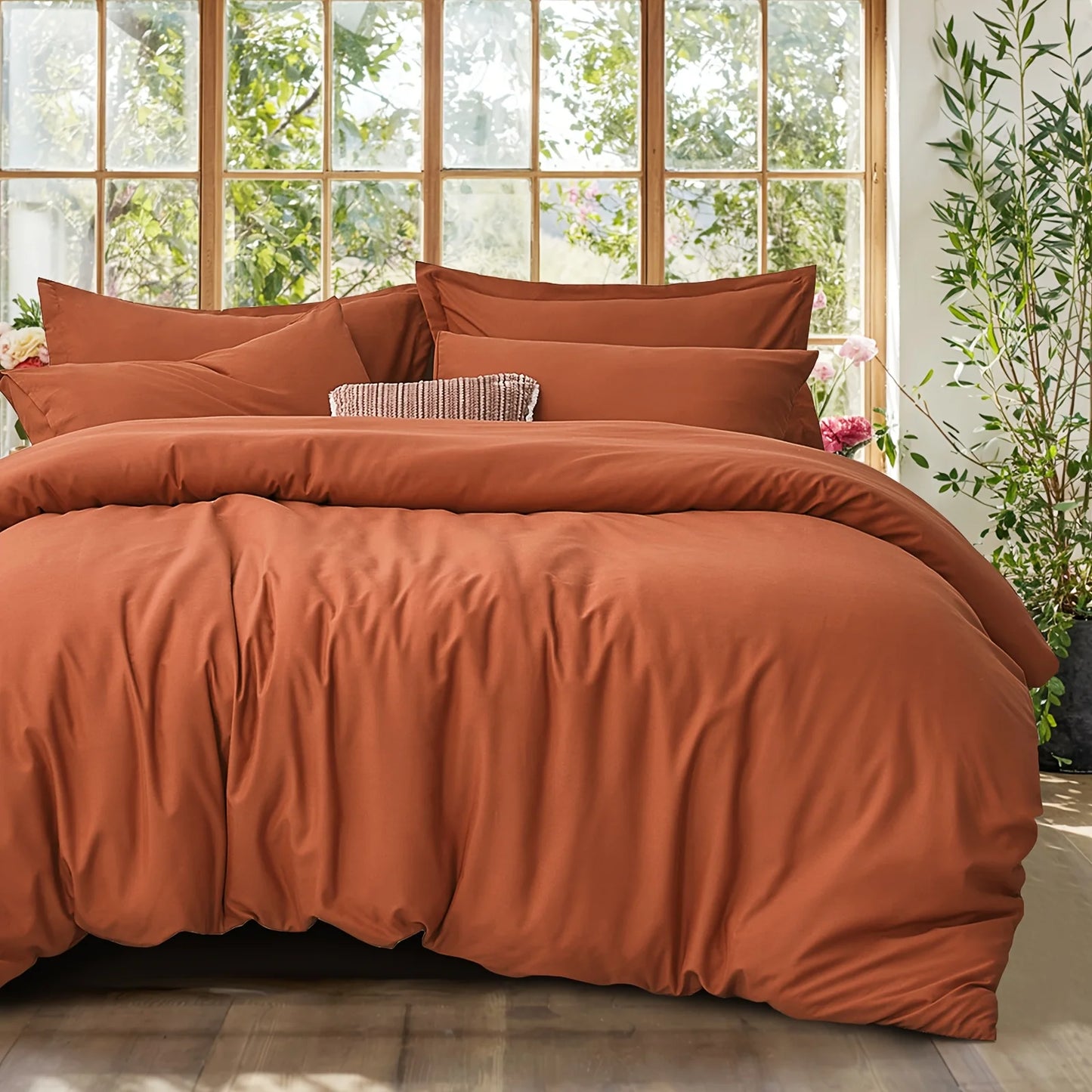 EvichCN Summer Cooling Cotton Duvet Cover Set For Bedroom