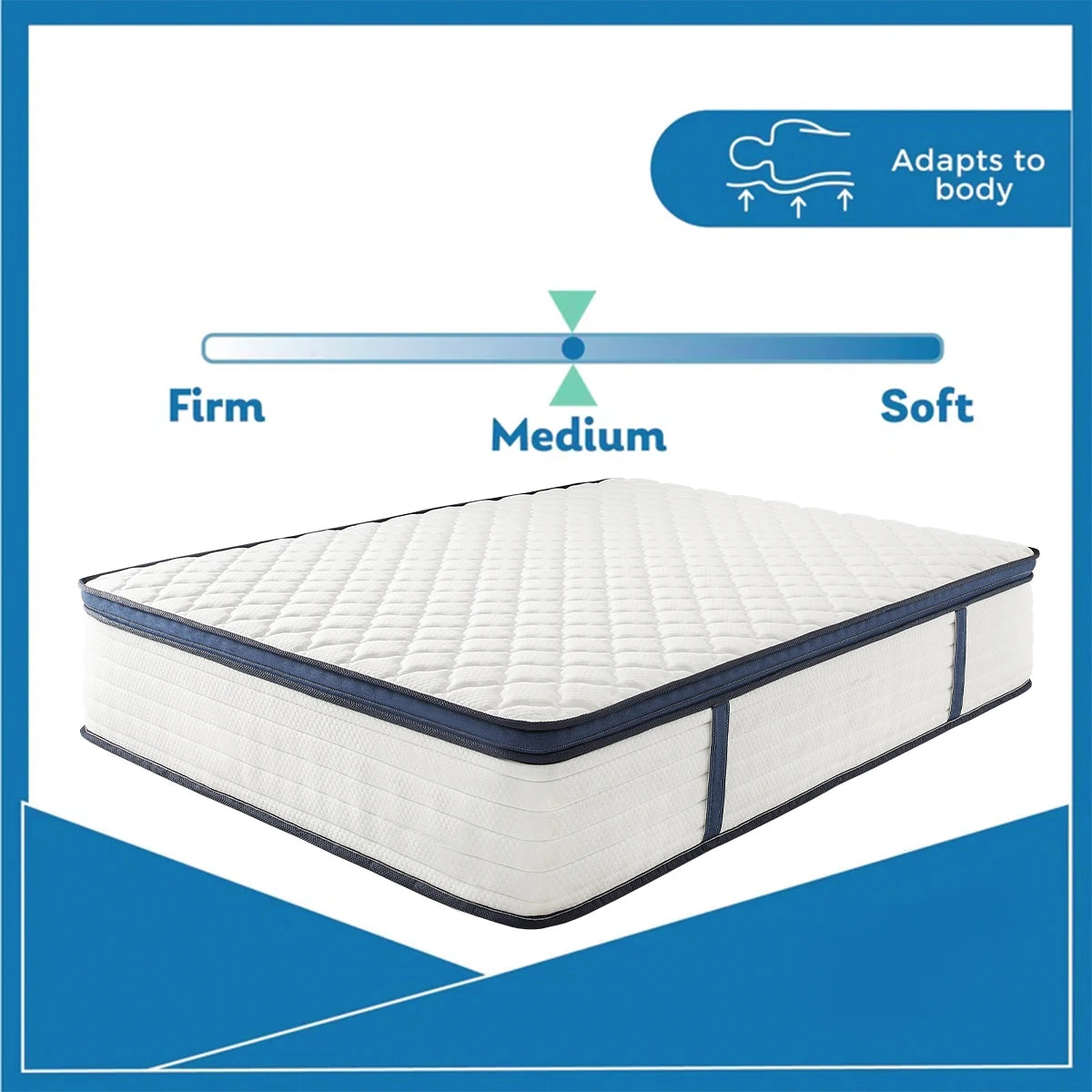 AmztreeCN Gel Memory Foam Hybrid Mattress Pressure Relief