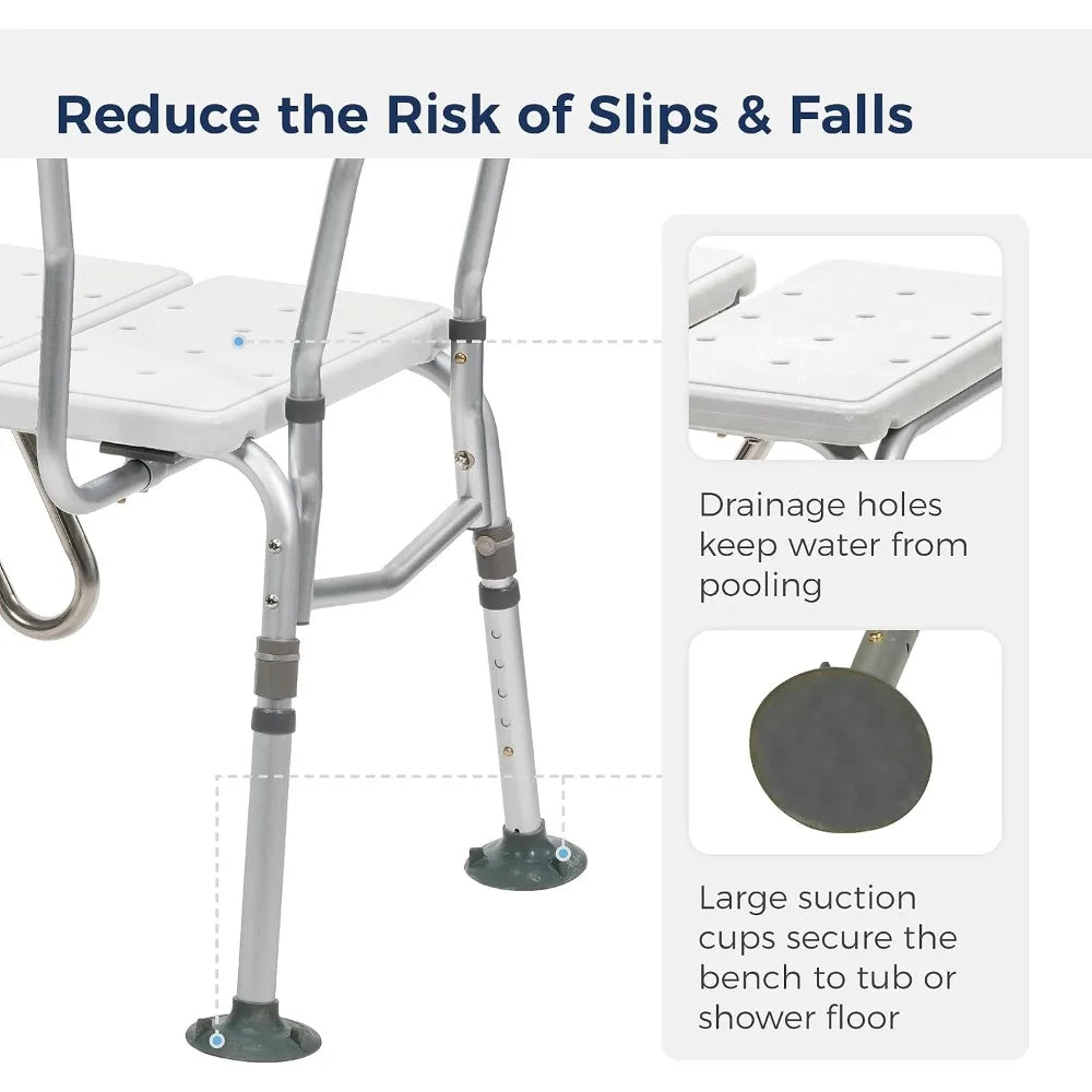 Hign Concerned Tub Transfer Bench With Curtain Guard