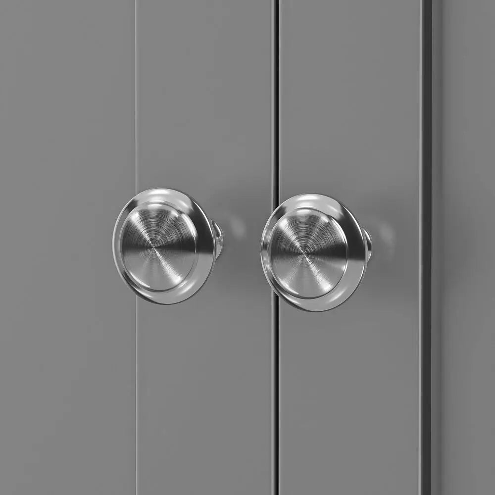 Hignconcerned Durable Bathroom Floor Cabinet Three Shelves