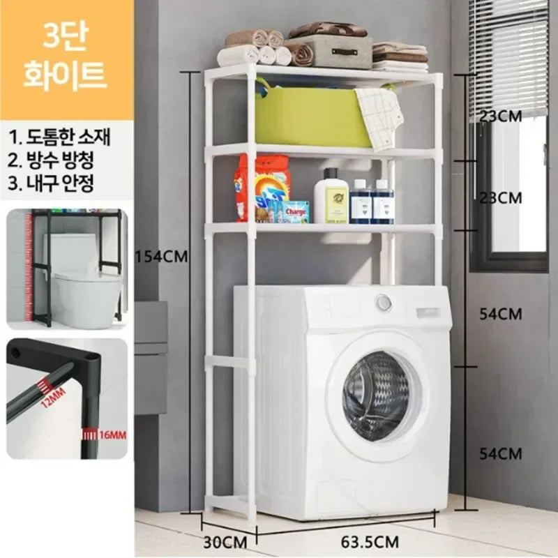 Choice Carbon Steel Bathroom Organizer Shelf Over Toilet