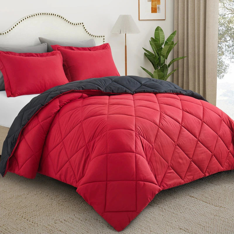 Zhejiang Microfiber Reversible Comforter Bedding Set