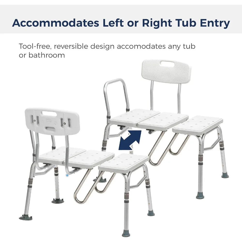 Hign Concerned Tub Transfer Bench With Curtain Guard