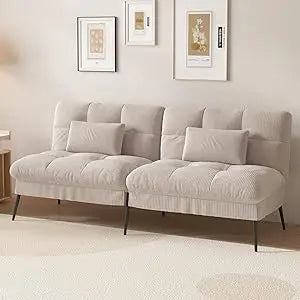 Zhiyong Convertible Futon Sofa Bed Corduroy Loveseat