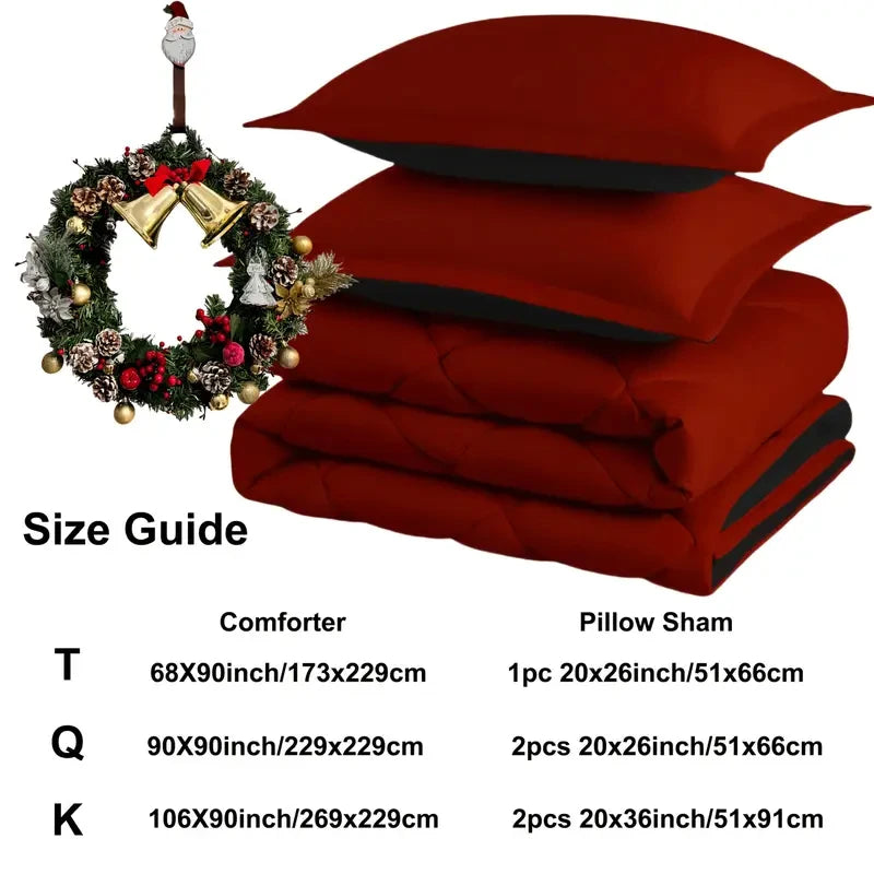 Zhejiang Microfiber Reversible Comforter Bedding Set