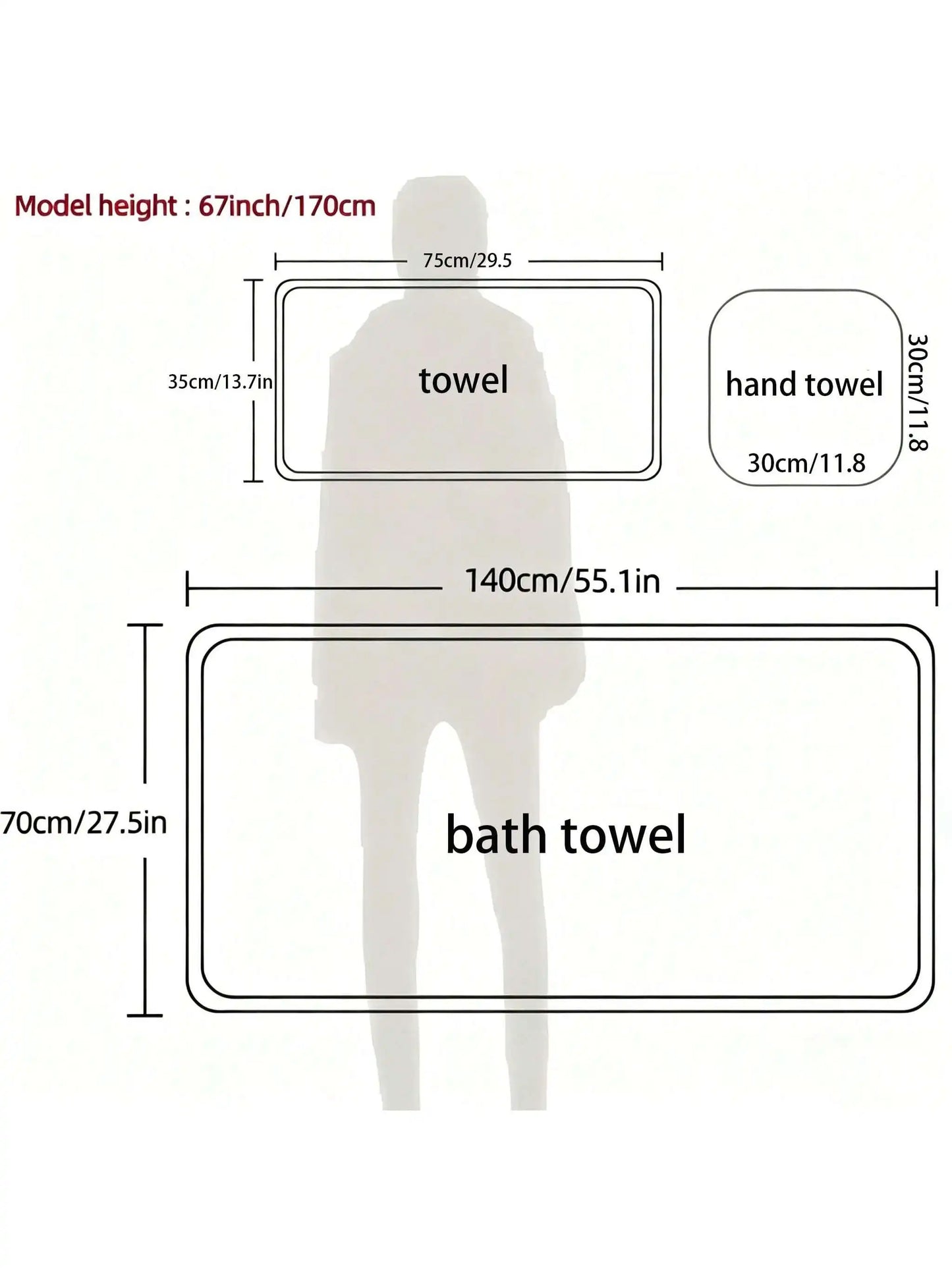 ZhejiangChoice Microfiber Towel Set Absorbent Quick Dry Bath Towels Spa Worthy Softness Chemical Free Skin Friendly