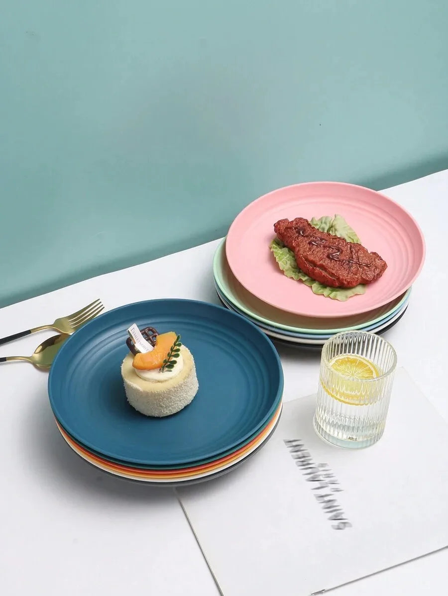 Choice Reusable Plastic Dinnerware Set Plates Bowls Cups