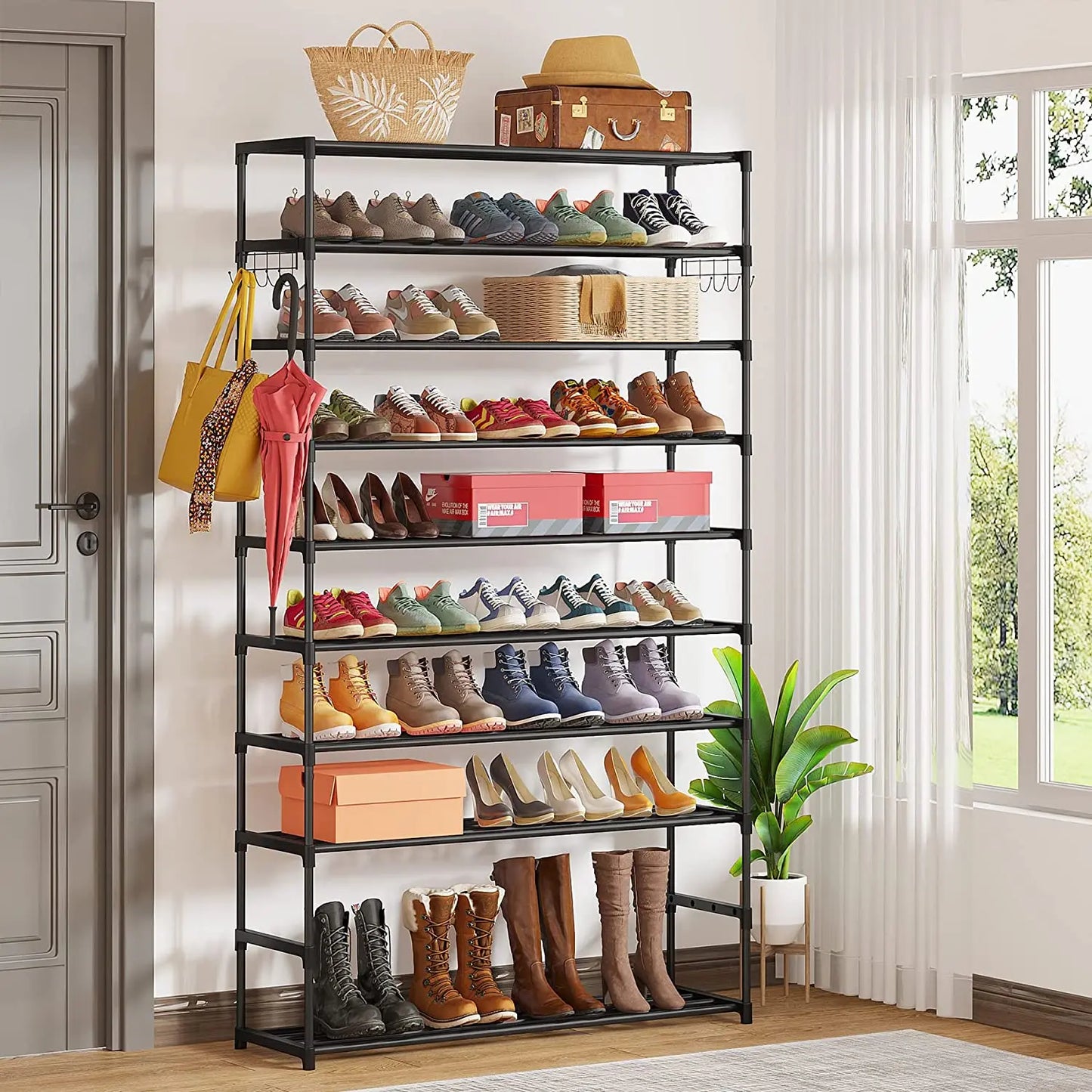Little Tree Large Capacity Shoe Rack Organizer Bedroom