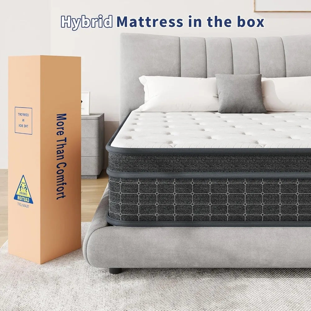 ANGDUO Hybrid Mattress With Pocketed Coils For Motion