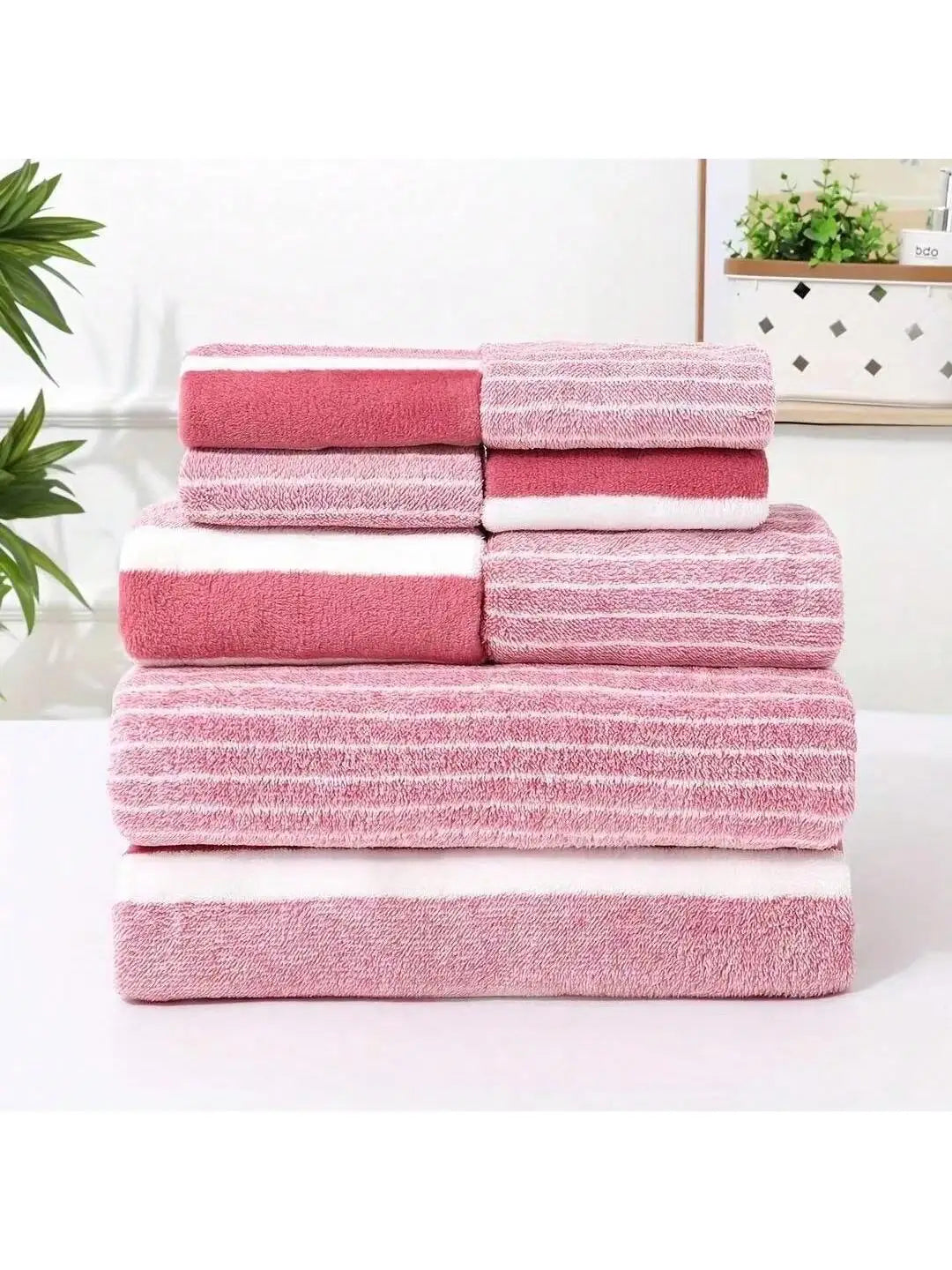ZhejiangChoice Microfiber Towel Set Absorbent Quick Dry Bath Towels Spa Worthy Softness Chemical Free Skin Friendly