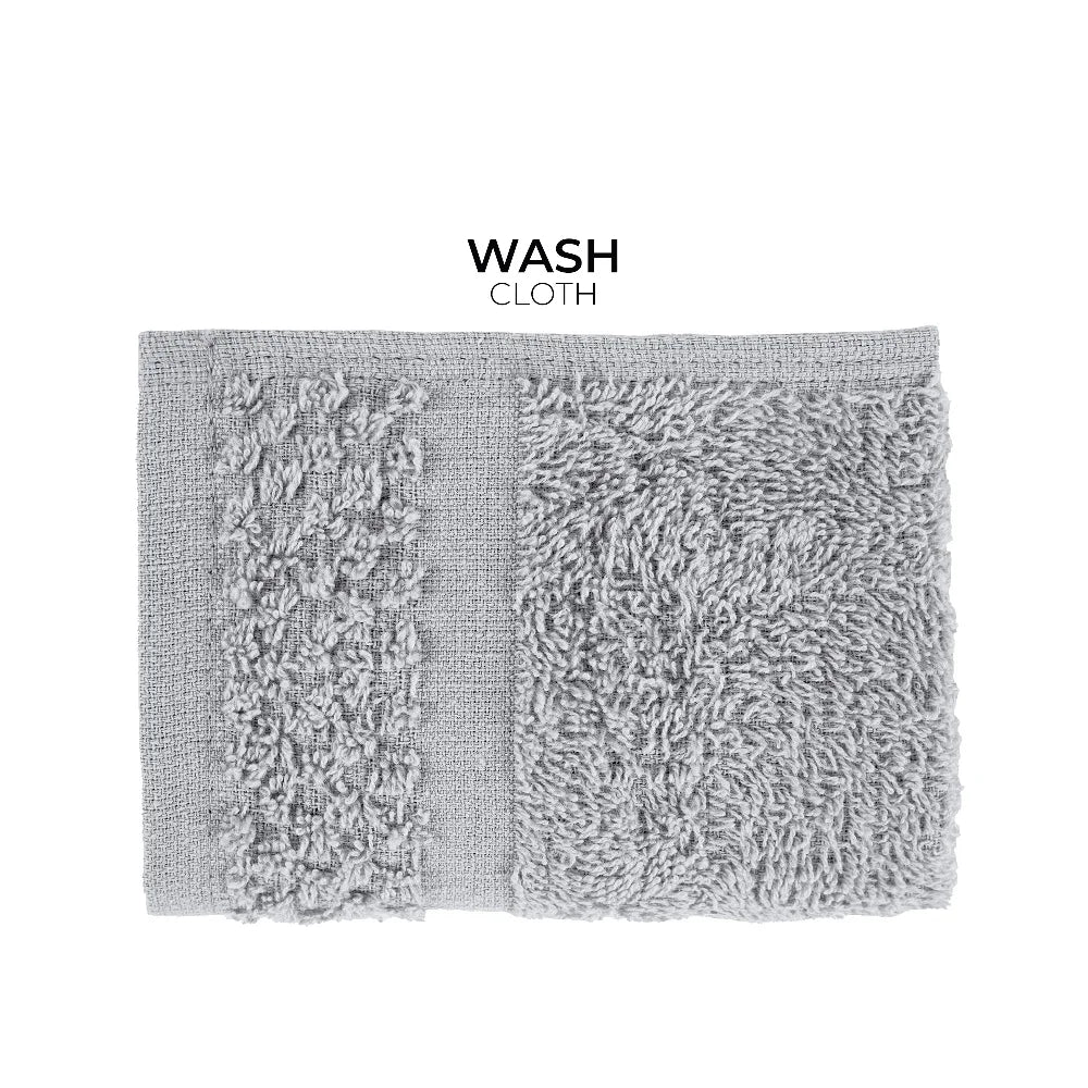NONECN 10 Piece Cotton Towel Set Soft Absorbent Quick Dry Bath Towels Includes 4 Bath Towels 2 Hand Towels 4 Washcloths