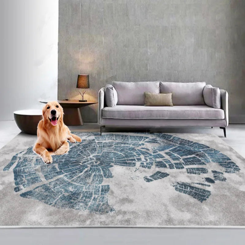 Nordic Ink Splash Non Slip Carpet For Living Room Absorbs Water And Oil Soft Underfoot Rug