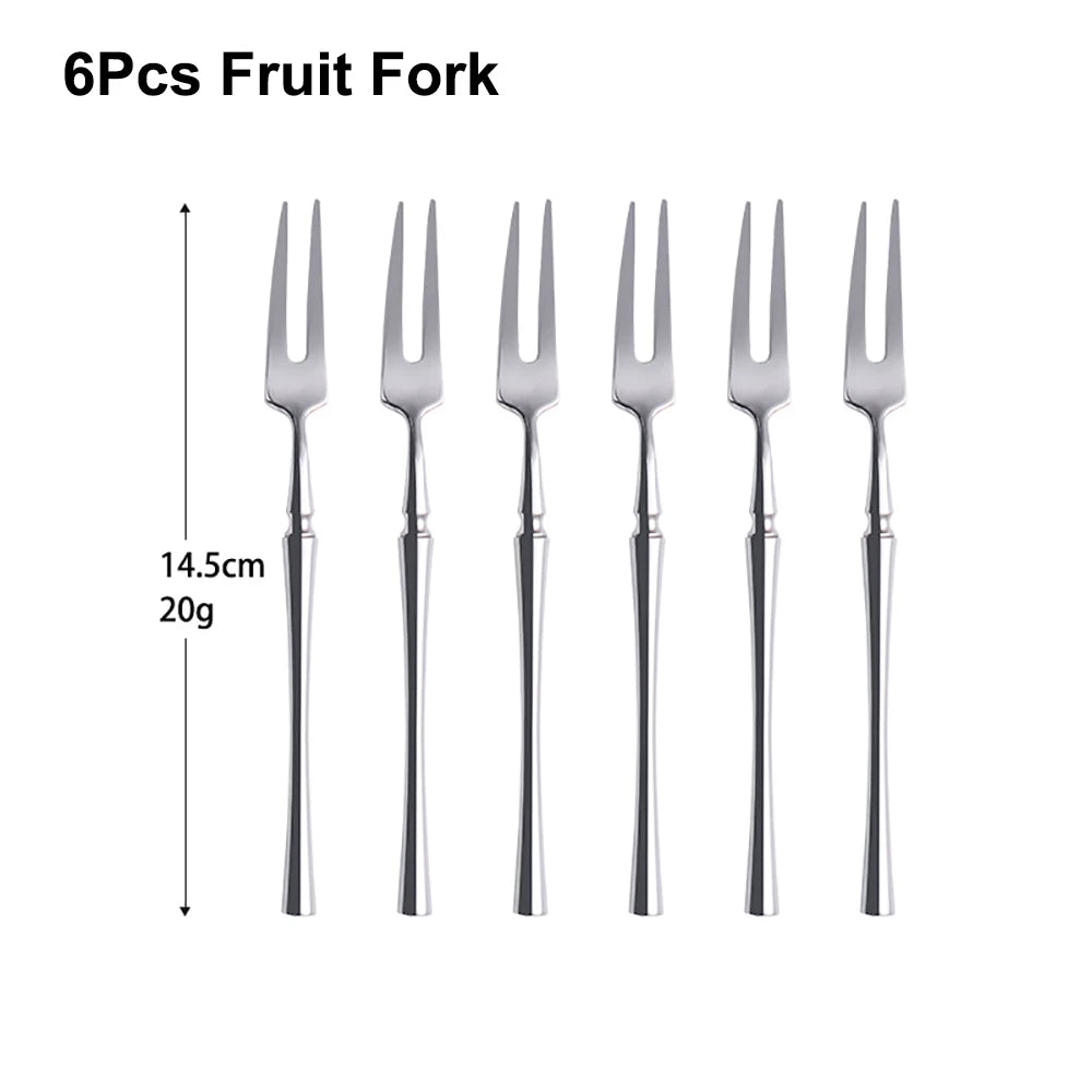 TD Home Stainless Steel 304 Western Flatware Set Mirror