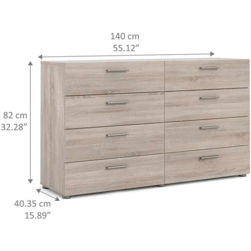 MKDK Engineered Bedroom Set With Dresser And Nightstands