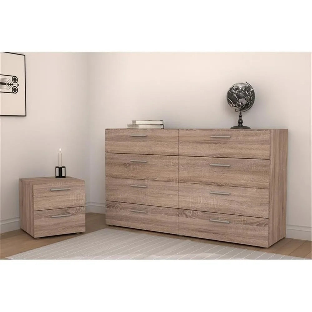 MKDK Engineered Bedroom Set With Dresser And Nightstands