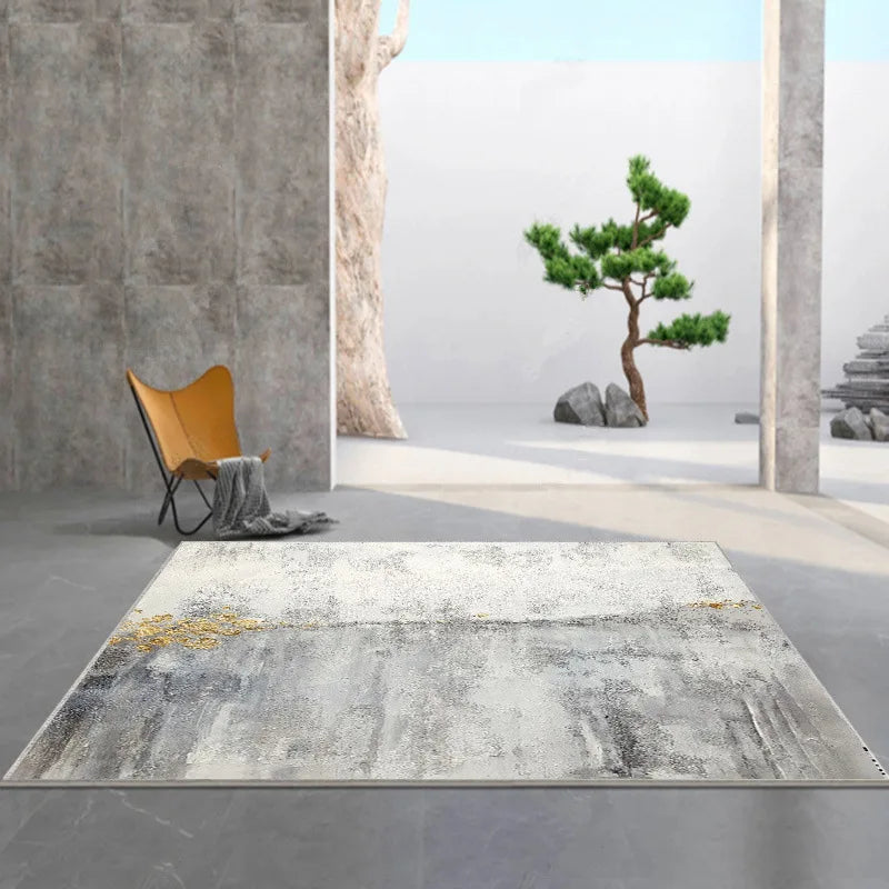 Nordic Ink Splash Non Slip Carpet For Living Room Absorbs Water And Oil Soft Underfoot Rug