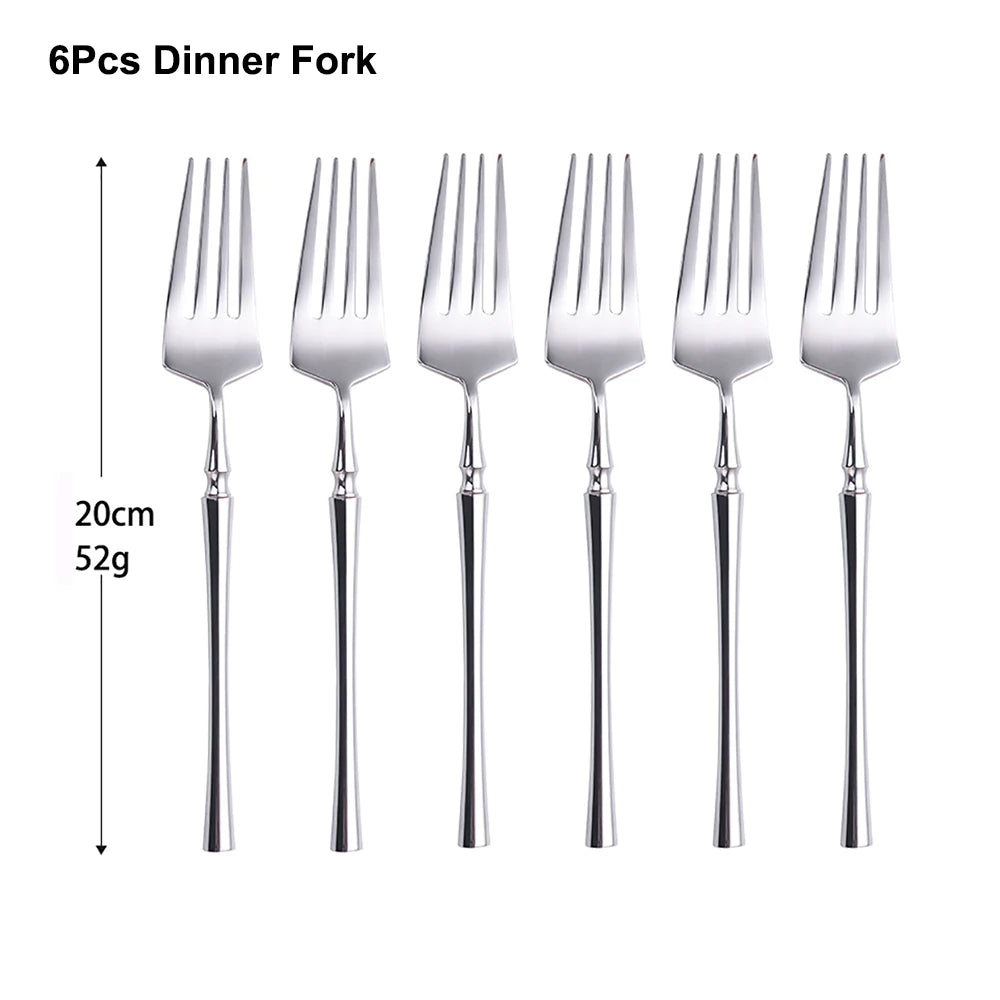 TD Home Stainless Steel 304 Western Flatware Set Mirror
