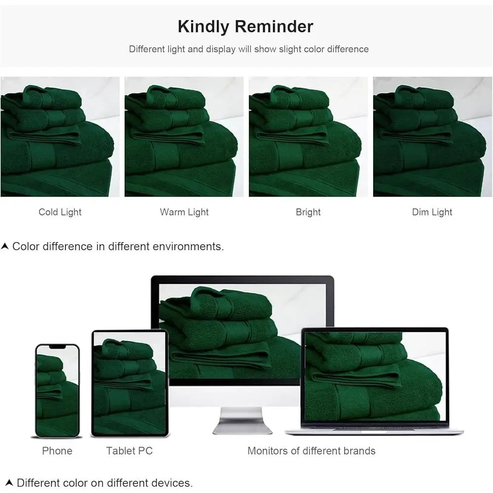 DUTRIEUXCN Luxury Turkish Cotton Towel Set Bath Spa