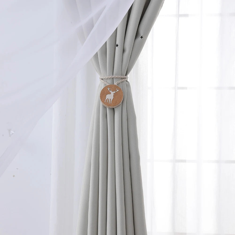 Guangdong Star Curtain Hollow Out Room Darkening Drape