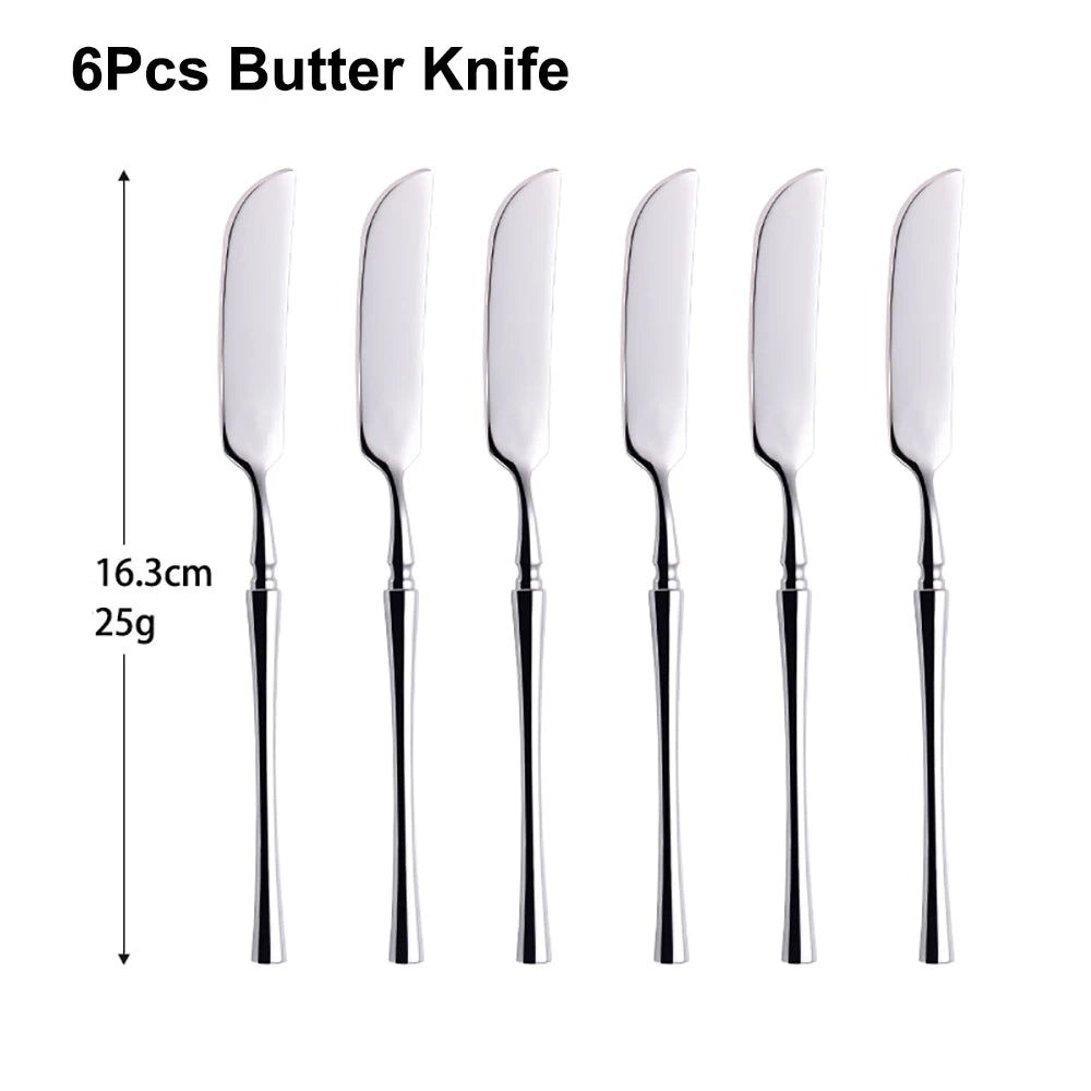 TD Home Stainless Steel 304 Western Flatware Set Mirror