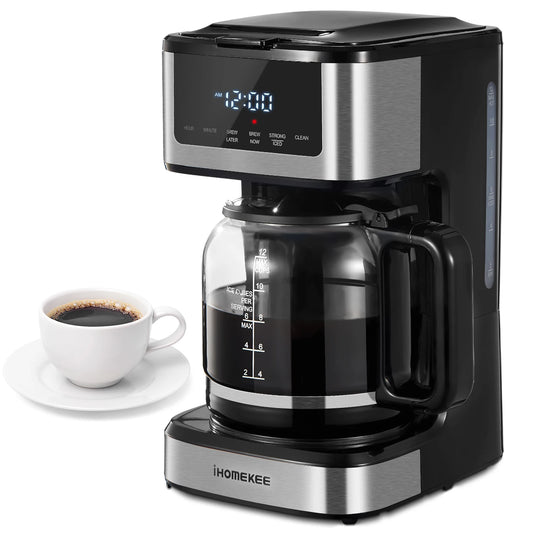 Yabano Programmable Drip Coffee Maker With Touchscreen Brew